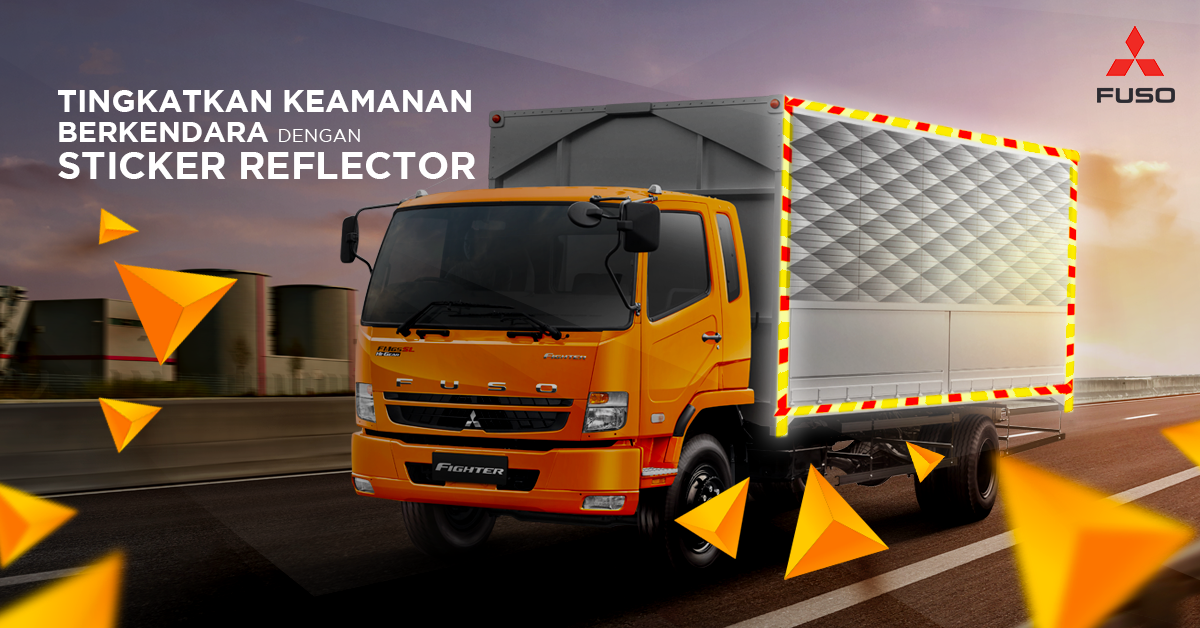 Truk Wajib Memiliki Sticker Reflector